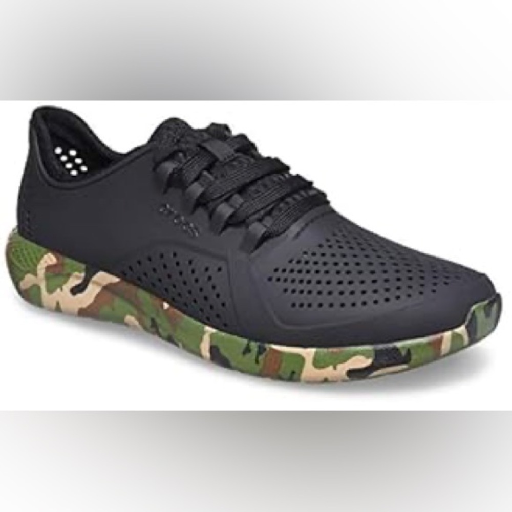 Crocs LiteRide Pacer Camo&Black Men's Sneaker  Sz11  NWOT